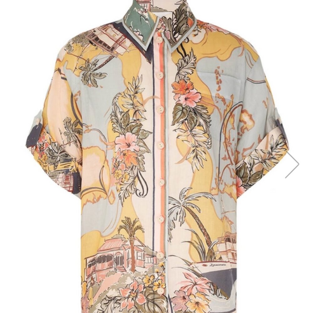 Zimmermann Tallow Relaxed Shirt